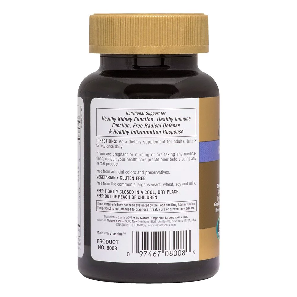 Natures Plus AgeLoss Kidney Support Αντιοξειδωτική Φόρμουλα για την Καλή Υγεία των Νεφρών, 90tabs