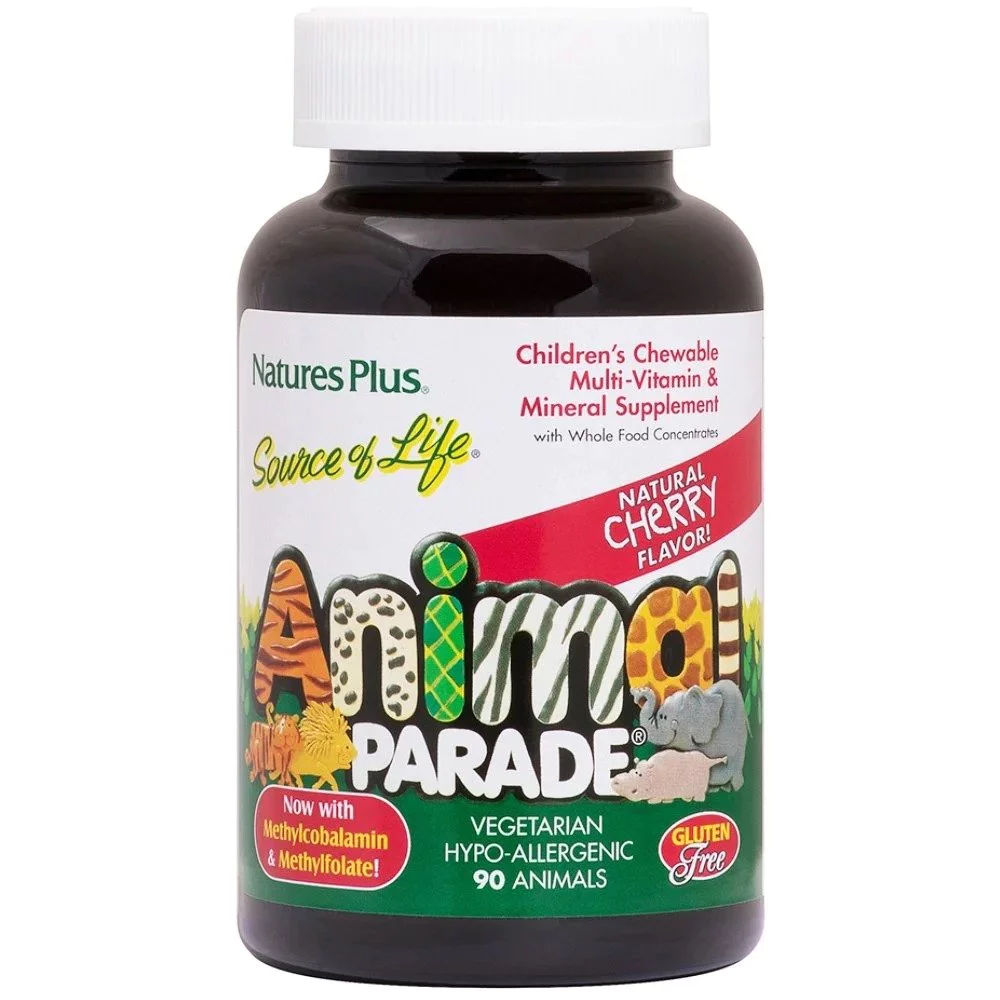 Natures Plus Animal Parade Cherry Μασώμενες Ταμπλέτες, 90tabs Natures Plus Animal Parade Cherry Μασώμενες Ταμπλέτες, 90tabs