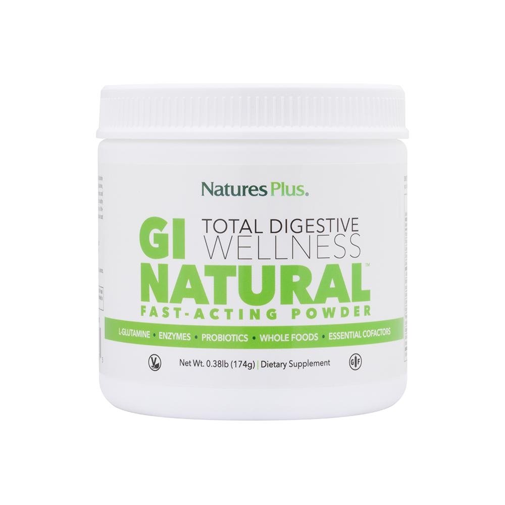 Natures Plus GI Natural Drink Powder Φόρμουλα για την Υποστήριξη του Πεπτικού Συστήματος, 174gr