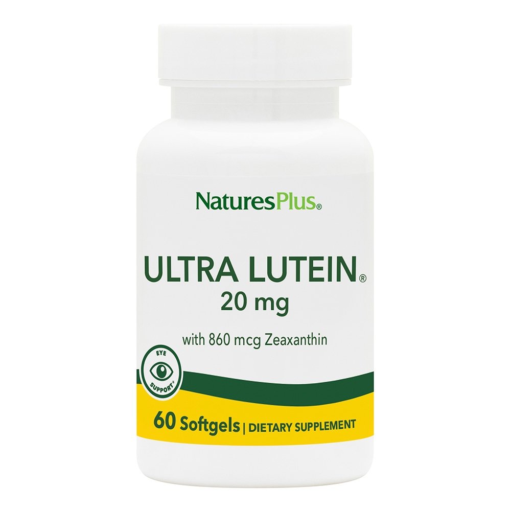 Natures Plus Ultra Lutein Συμπλήρωμα για την Καλή Υγεία των Ματιών, 60 softgels