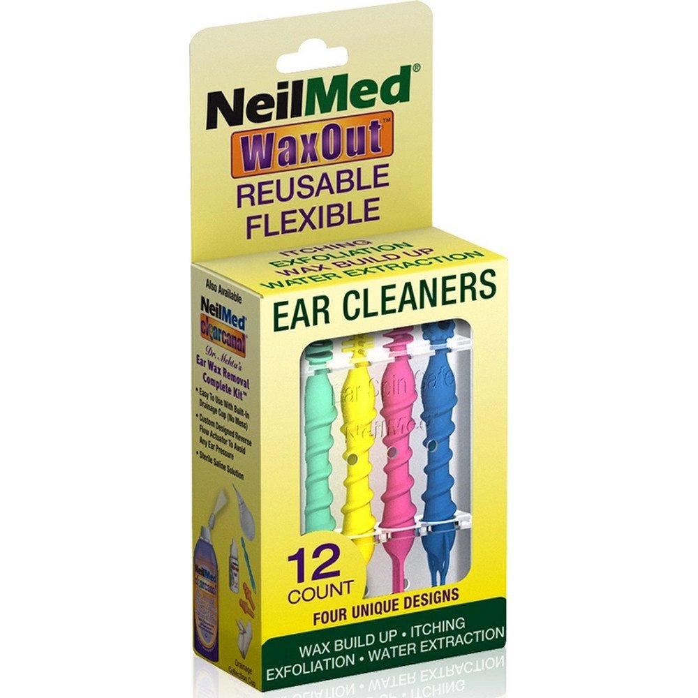 NeilMed WaxOut Ear Cleaners Εργαλεία Καθαρισμού Αυτιών, 12τμχ