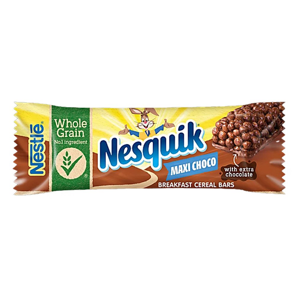 Nestle Nesquik Maxi Choco Μπάρα Δημητριακών, 25g