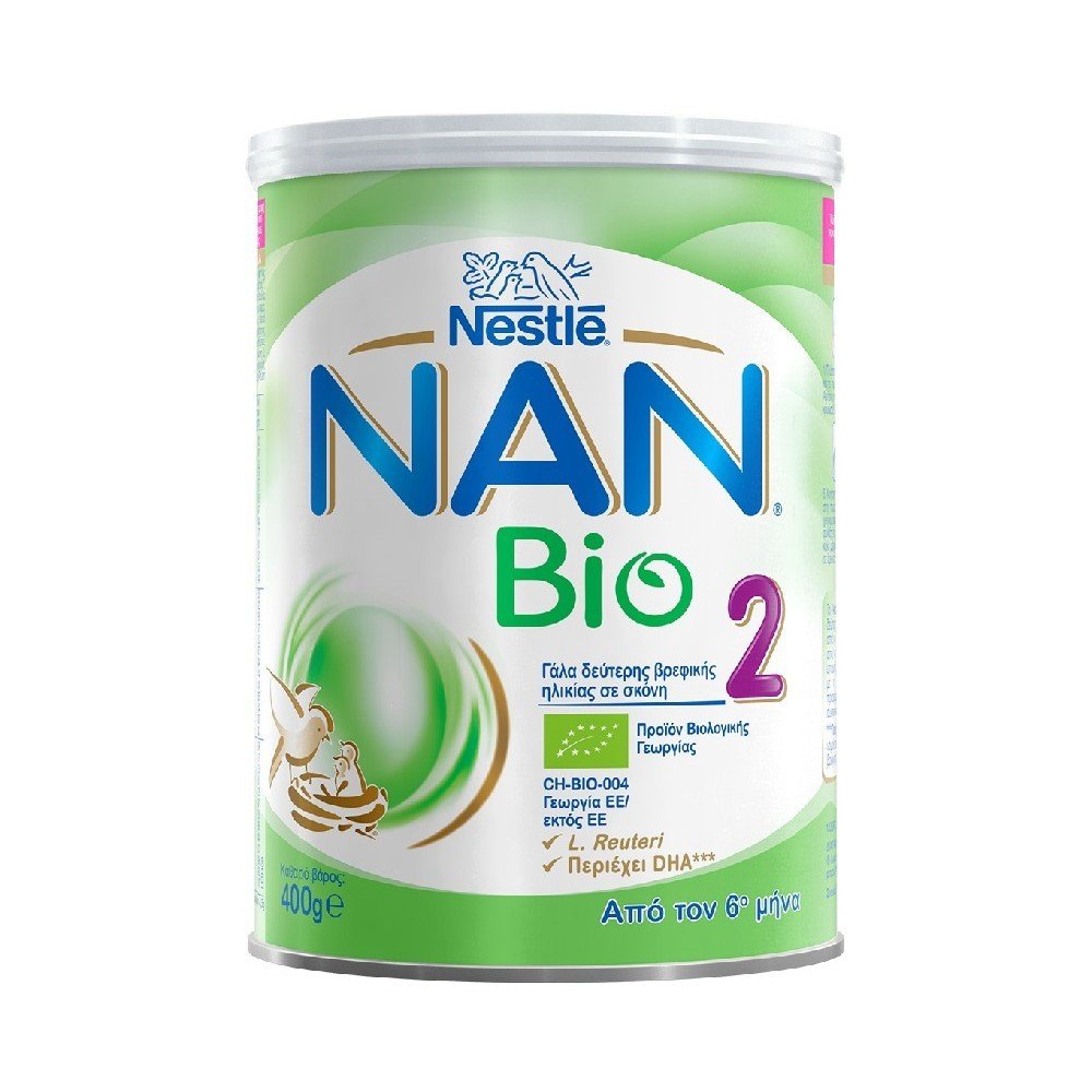 Nestle Nan Bio 2 6m+, Γάλα Βιολογικό σε Σκόνη, 400gr