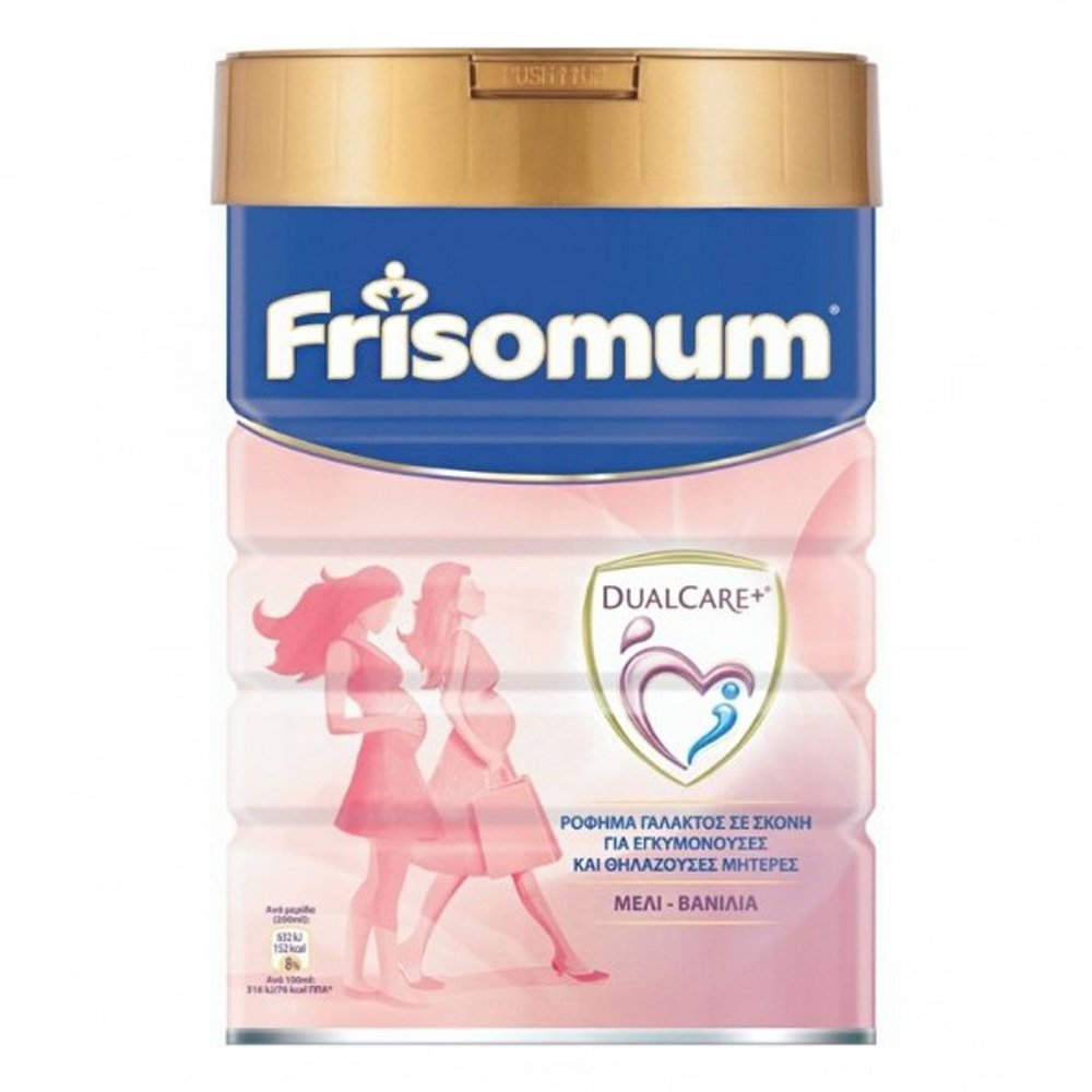 Frisomum Dualcare+ Ρόφημα Γάλακτος σε Σκόνη για Εγκυμονούσες & Θηλάζουσες Μητέρες Γεύση Μέλι-Βανίλια, 400gr