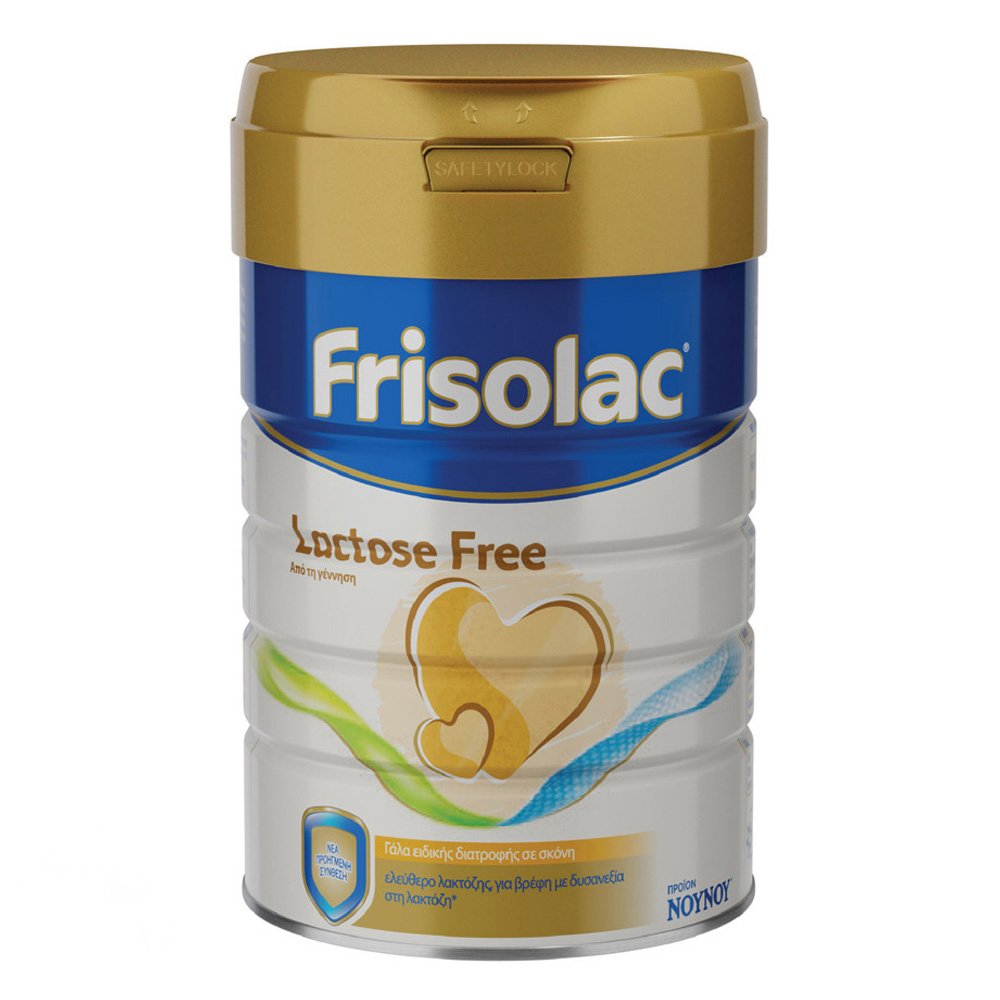 Frisolac Lactose Free Γάλα Ειδικής Διατροφής Ελεύθερο Λακτόζης από τη Γέννηση, 400 gr