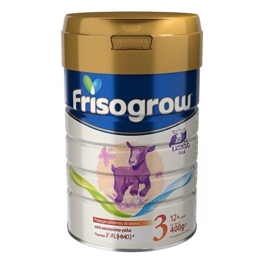 Frisogrow 3 Goat Ρόφημα Γάλακτος σε Σκόνη από Κατσικίσιο Γάλα για Παιδιά Ηλικίας από 12+ μηνών, 400gr