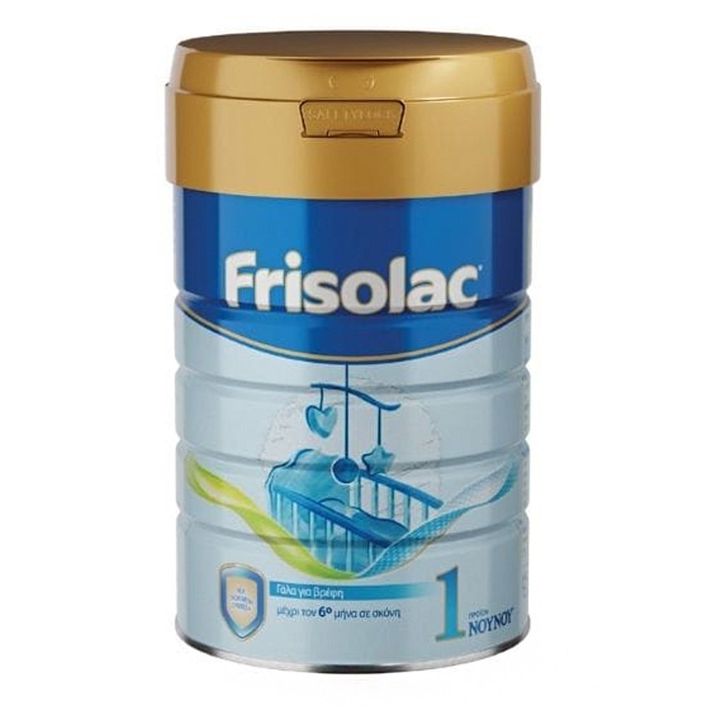 Frisolac 1 Γάλα για Βρέφη σε Σκόνη για Βρέφη από 0 έως 6 Μηνών, 400gr