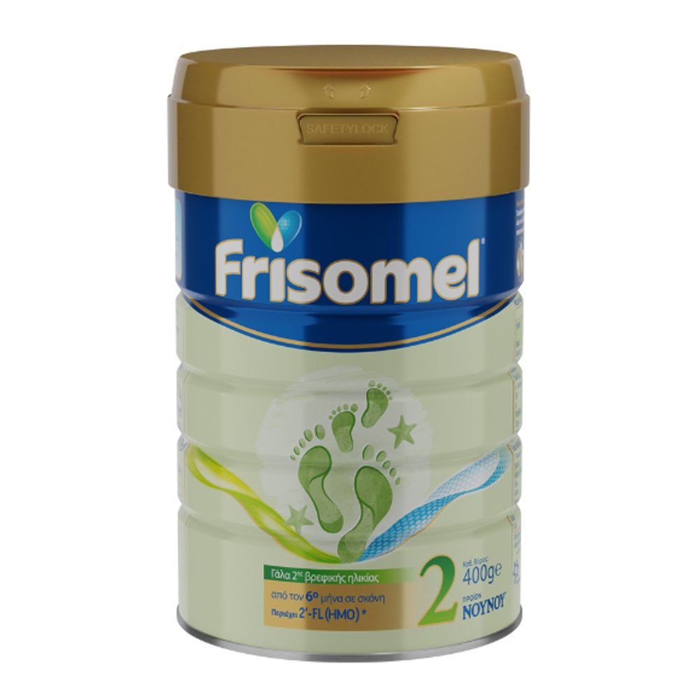 Frisomel 2-FL (HMO) & GOS Γάλα 2ης Βρεφικής Ηλικίας σε Σκόνη για Βρέφη από 6 μηνών, 400g