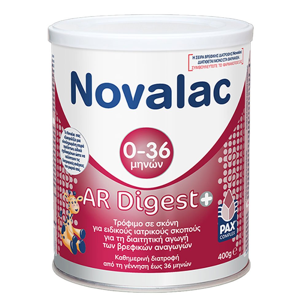 Novalac AR Digest+ Αντιαναγωγικό Γάλα σε Σκόνη 0m+, 400gr