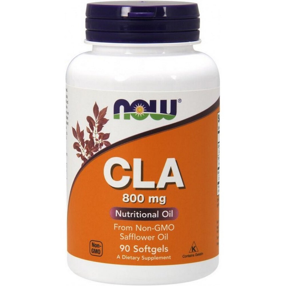 Now Foods CLA 800 mg Συμπλήρωμα Διατροφής για την Καύση του Λίπους, 90 μαλακές κάψουλες