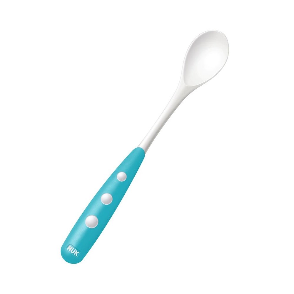 Nuk Easy Learning Feeding Spoon Κουτάλι 6m+ Μπλε, 2τμχ
