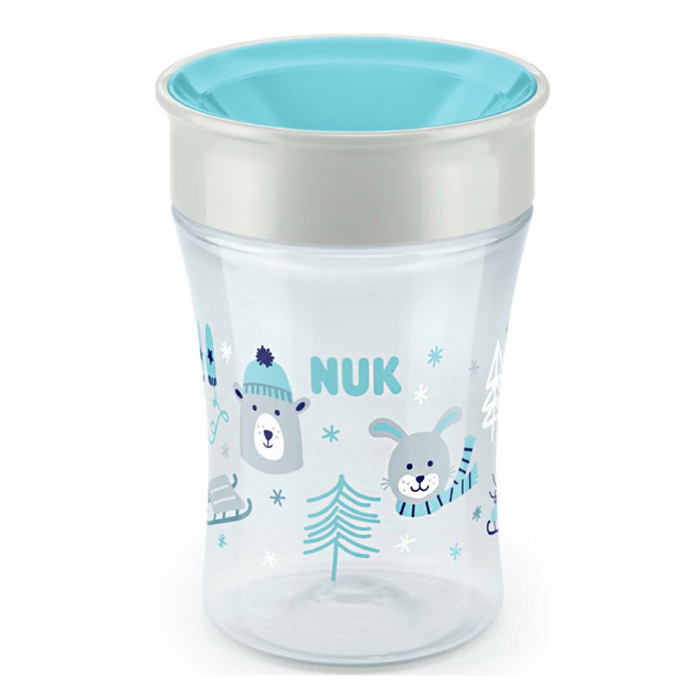 Nuk Magic Cup Winter Wonderland Ποτηράκι 360° για 8m+ Μπλε, 230ml