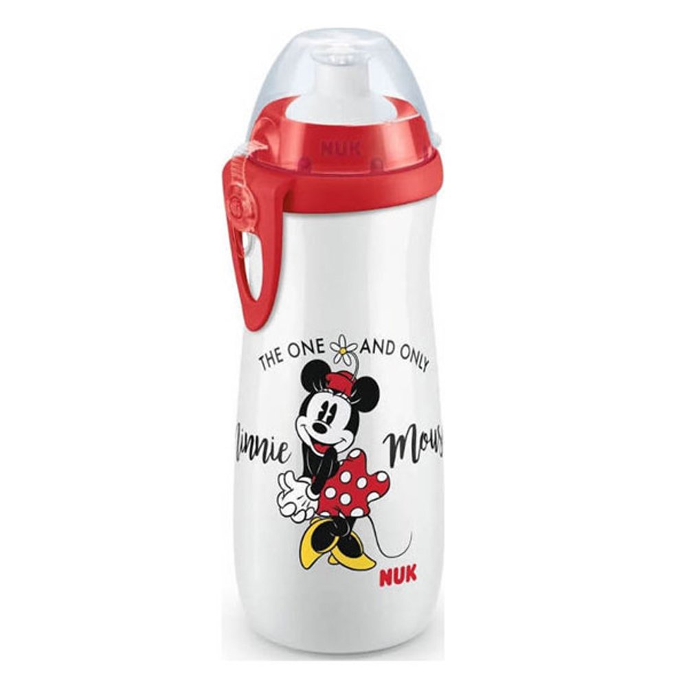 Nuk Sports Cup Disney Παγουράκι Με Καπάκι Push-Pull 24m+ Minnie, 450ml Nuk Sports Cup Disney Παγουράκι Με Καπάκι Push-Pull 24m+ Minnie, 450ml