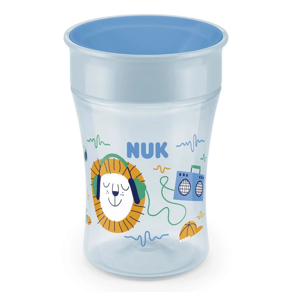 Nuk Evolution Magic Cup Εκπαιδευτικό Ποτηράκι 360° 8m+ Μπλε, 230ml