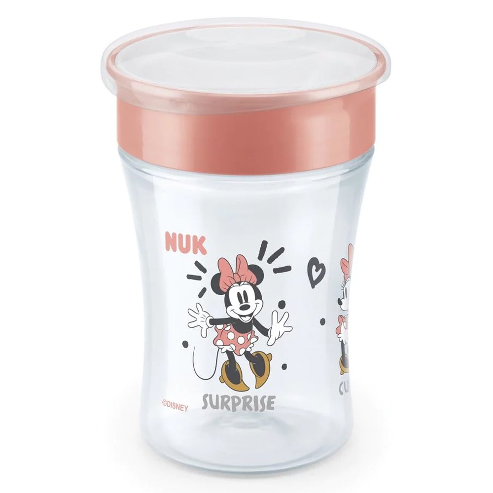 Nuk Disney Mickey Mouse Magic Cup Μπιμπερό με Xείλος & Kαπάκι 8+ μηνών, 230ml 