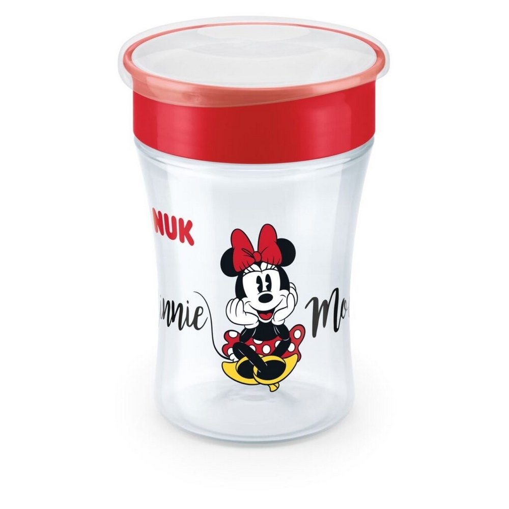 Nuk Παιδικό Ποτηράκι Magic Cup Minnie Πλαστικό Κόκκινο για 8m+, 230ml