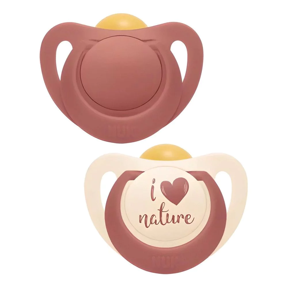 Nuk For Nature Πιπίλα Latex από 98% Φυσικές Πρώτες Ύλες 0-6m Κόκκινο, 2τμχ Nuk For Nature Πιπίλα Latex από 98% Φυσικές Πρώτες Ύλες 0-6m Κόκκινο, 2τμχ
