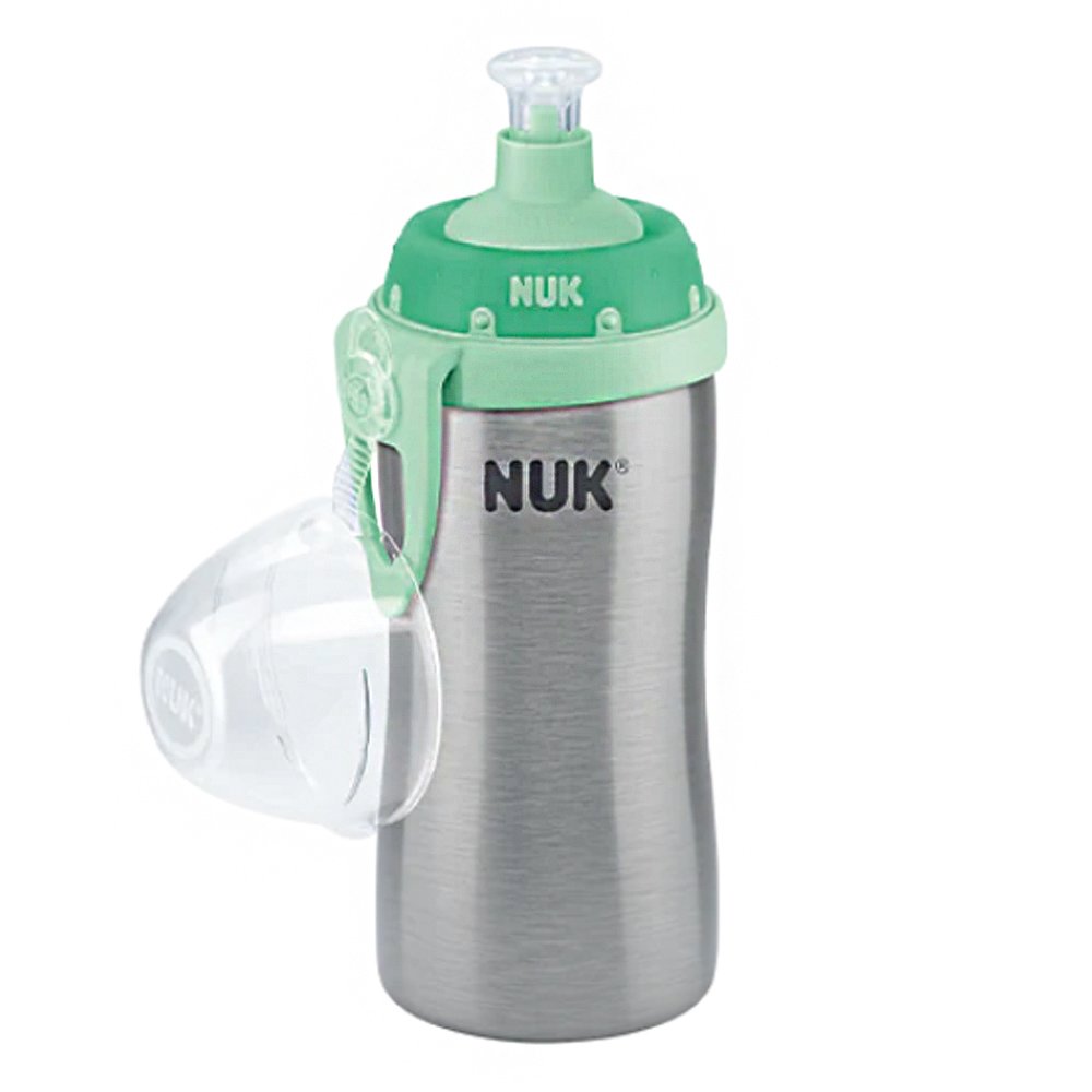 Nuk Junior Cup Θερμός από Ανοξείδωτο Ατσάλι με Ρύγχος Push-Pull 18m+, 215ml