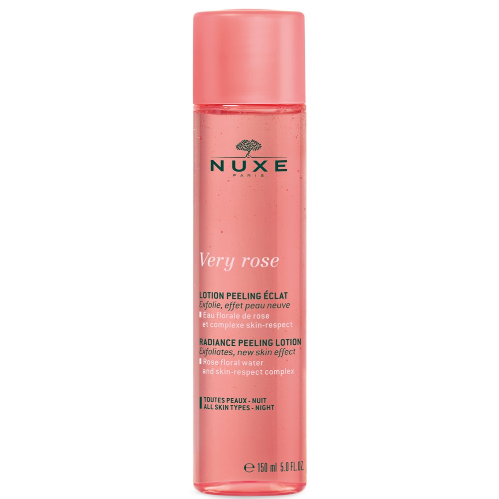 Nuxe Very Rose Lotion Radiance Peeling Λοσιόν Απολέπισης Προσώπου για Λάμψη, 150ml