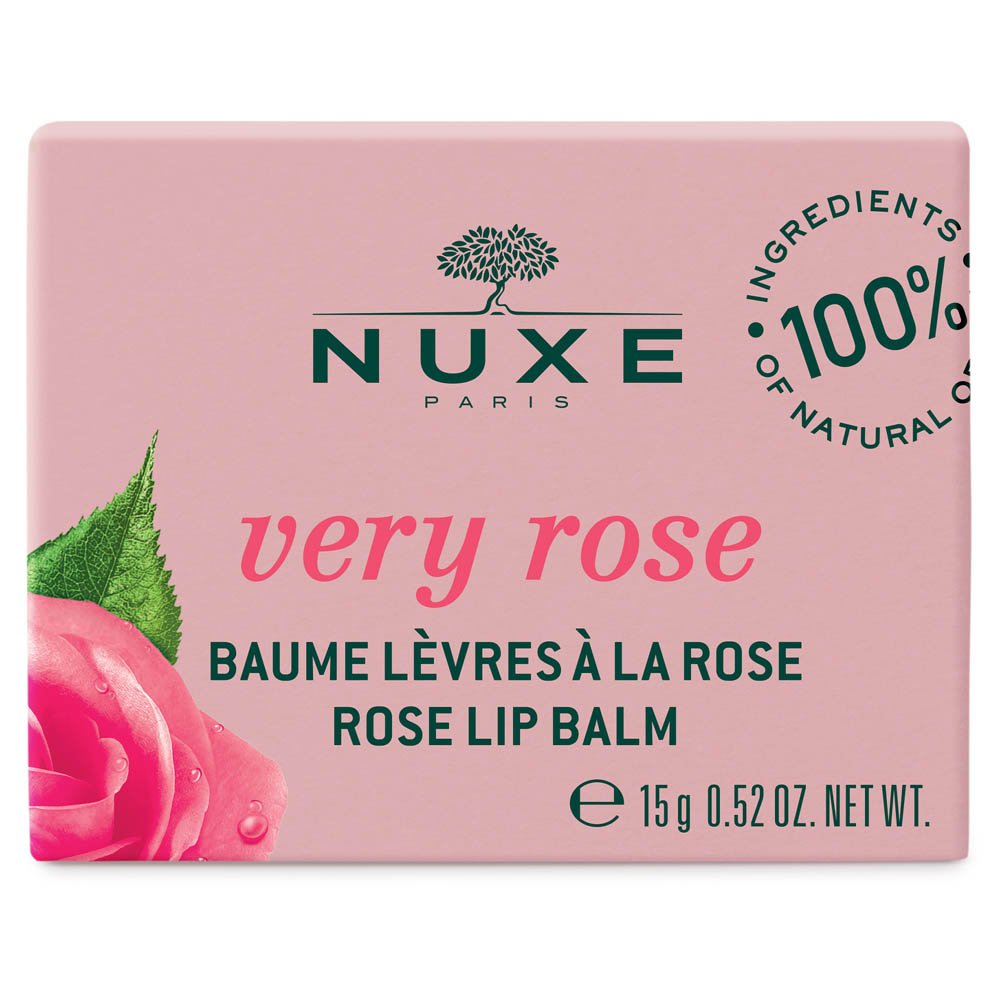 Nuxe Very Rose Lip Balm Hydrating Lip Balm Βάλσαμο Xειλιών με Tριαντάφυλλο, 15gr
