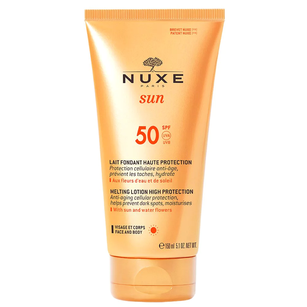 Nuxe Sun Milky Lotion For Face & Body SPF50 Αντηλιακό Γαλάκτωμα Για Πρόσωπο & Σώμα, 150ml Nuxe Sun Milky Lotion For Face & Body SPF50 Αντηλιακό Γαλάκτωμα Για Πρόσωπο & Σώμα, 150ml
