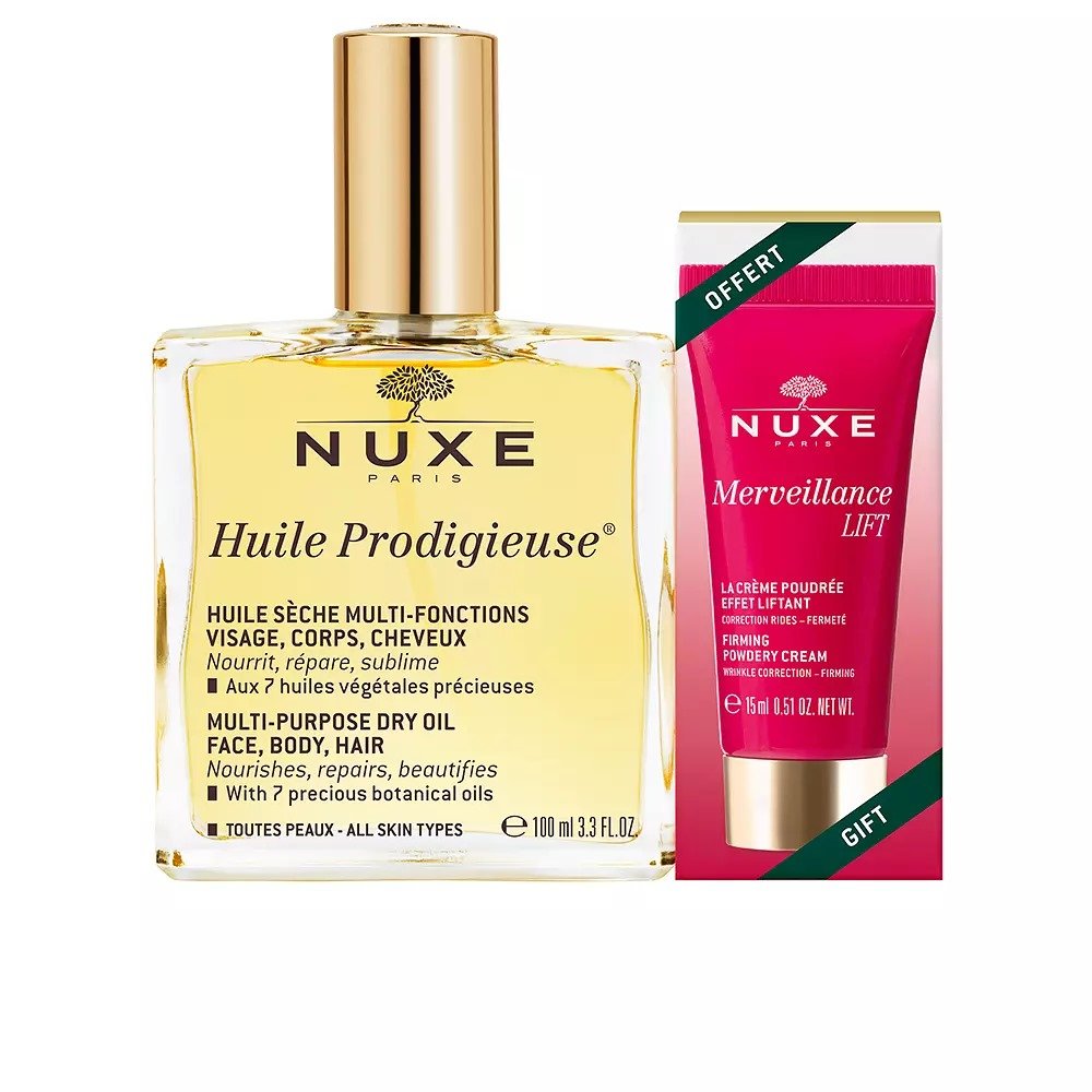 Nuxe Promo Huile Prodigieuse Ξηρό Λάδι για Πρόσωπο, Σώμα & Μαλλιά, 100ml & Δώρο Merveillance Lift Ανορθωτική Κρέμα Προσώπου, 15ml 