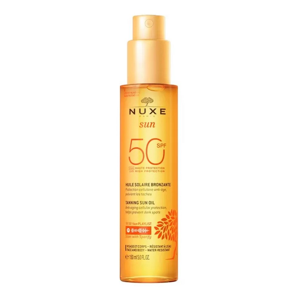 Nuxe Sun Λάδι Μαυρίσματος SPF50, 150ml