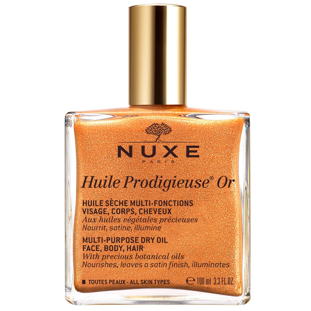 Nuxe Huile Prodigieuse Or - Ιριδίζον Ξηρό Λάδι για Πρόσωπο, Σώμα & Μαλλιά, 100ml