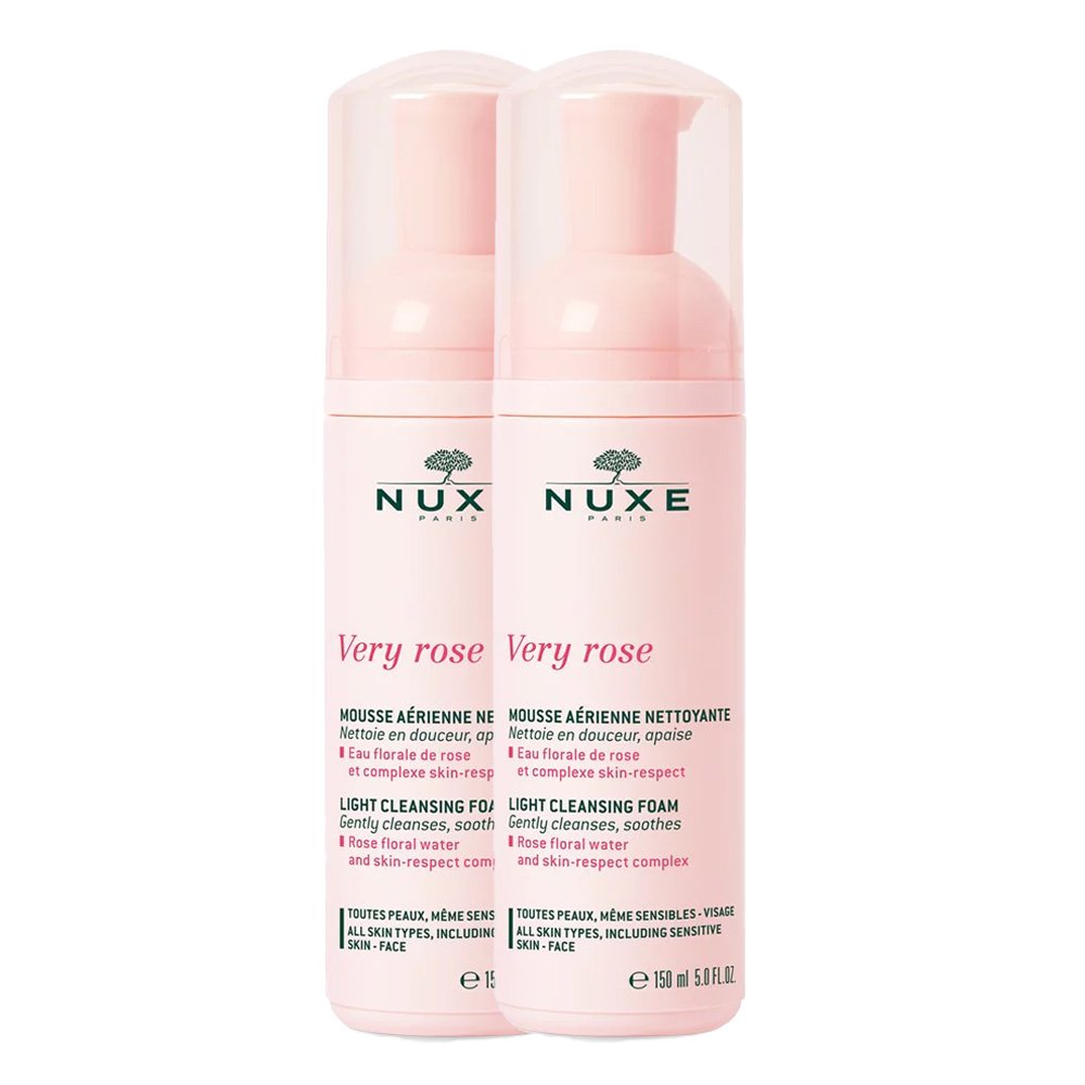 Nuxe Promo Very Rose Light Cleansing Foam Αφρός Καθαρισμού Προσώπου, 300ml