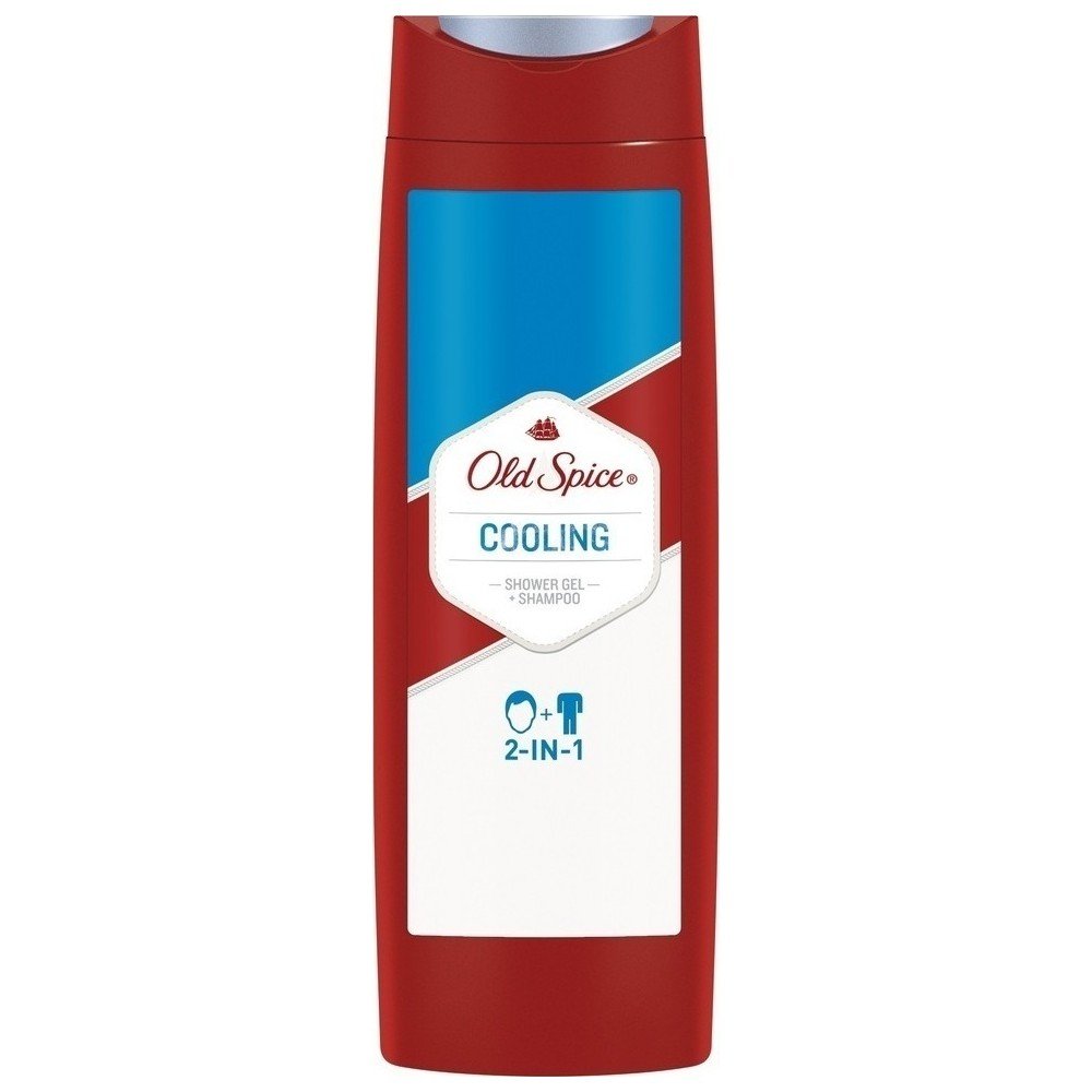 Old Spice Cooling Shower Gel & Hair Shampoo 2 in 1 400ml