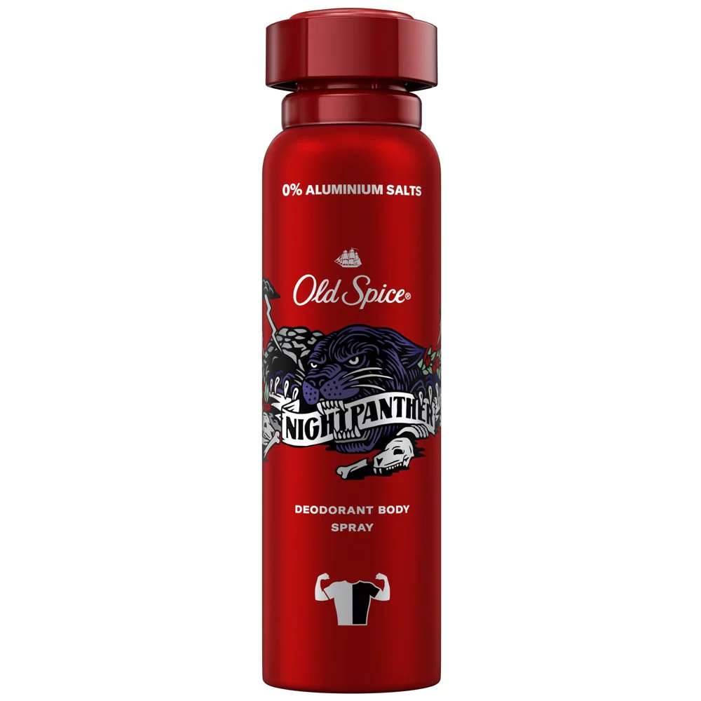 Old Spice Night Panther Αποσμητικό Σπρέι Σώματος για Άνδρες, 150ml Old Spice Night Panther Αποσμητικό Σπρέι Σώματος για Άνδρες, 150ml