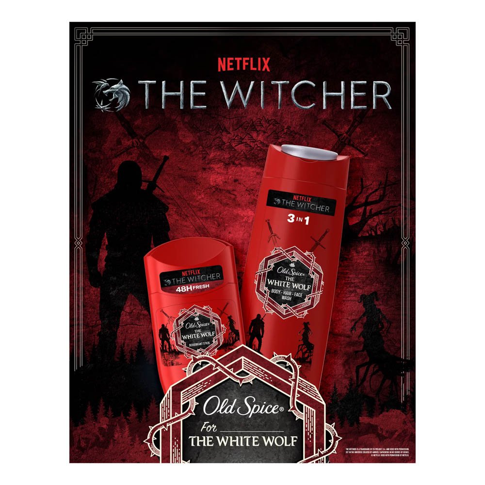 Old Spice Promo The Witch με White Wolf Αφρόλουτρο, 250ml & Deodorant Stick Αποσμητικό, 50ml