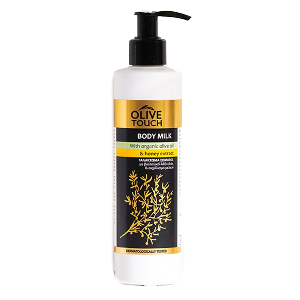Olive Touch Γαλάκτωμα Σώματος Με Βιολογικό Λάδι Ελιάς & Εκχύλισμα Μελιού, 250ml