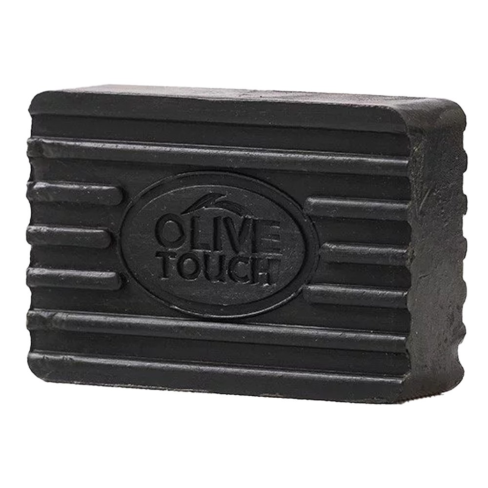 Olive Touch Soap Bar Black Lava Effect Χειροποίητο Σαπούνι με Ηφαιστειακή Λάβα, 100gr