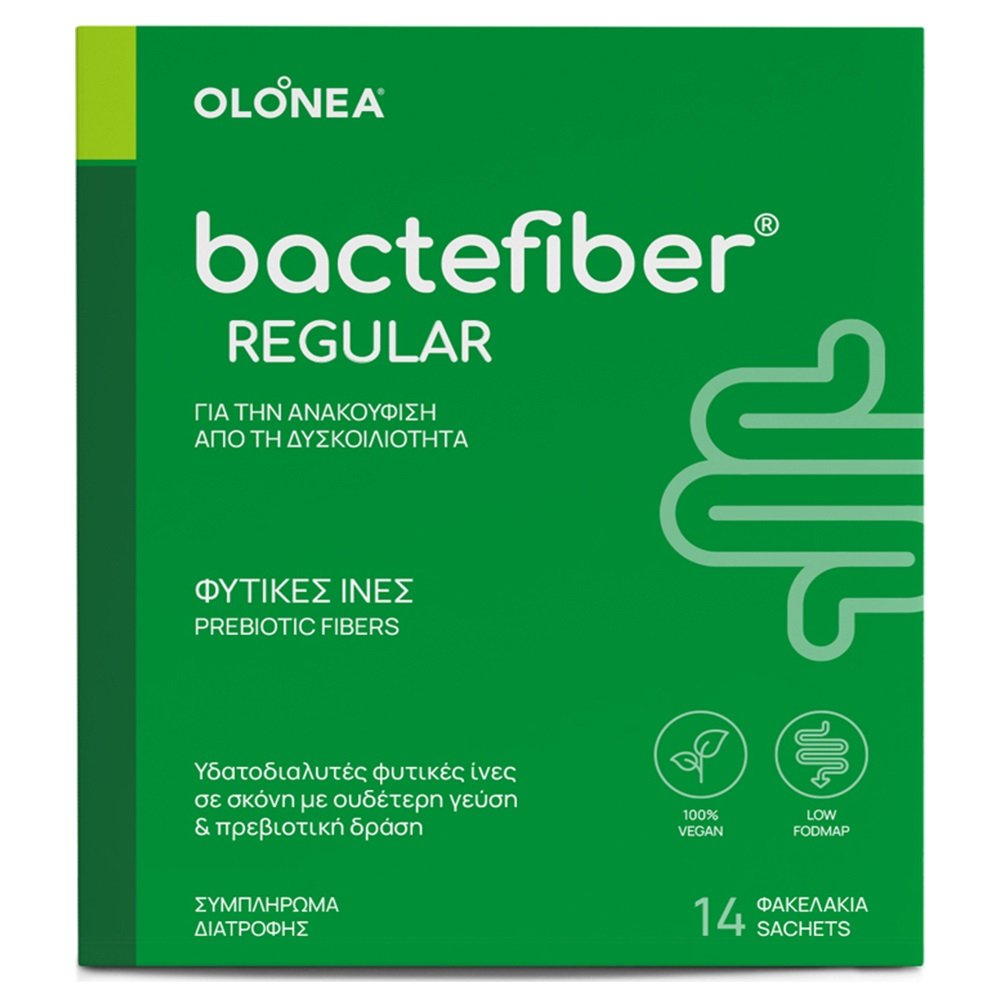 Olonea Bactefiber Regular Φυτικές Ινες για τη Δυσκοιλιότητα, 14φακελάκια