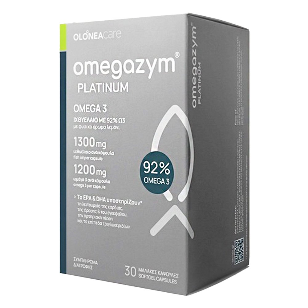 Olonea Omegazym Platinum, 30κάψουλες