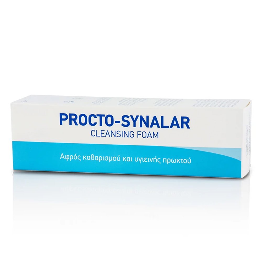 Aquasol Procto-Synalar Cleansing Foam Αφρός Καθαρισμού και Υγιεινής Πρωκτού, 40ml