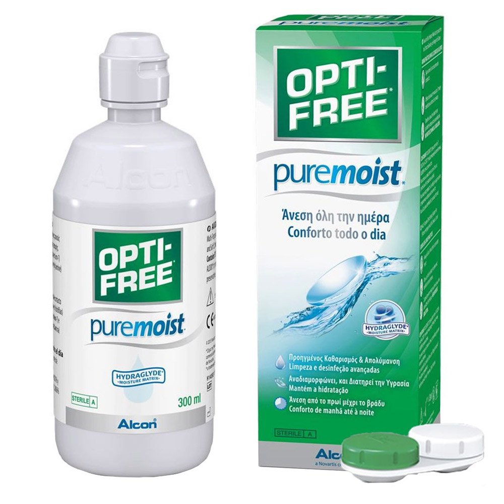 Alcon Opti Free Puremoist Υγρό Φακών Επαφής, 300ml