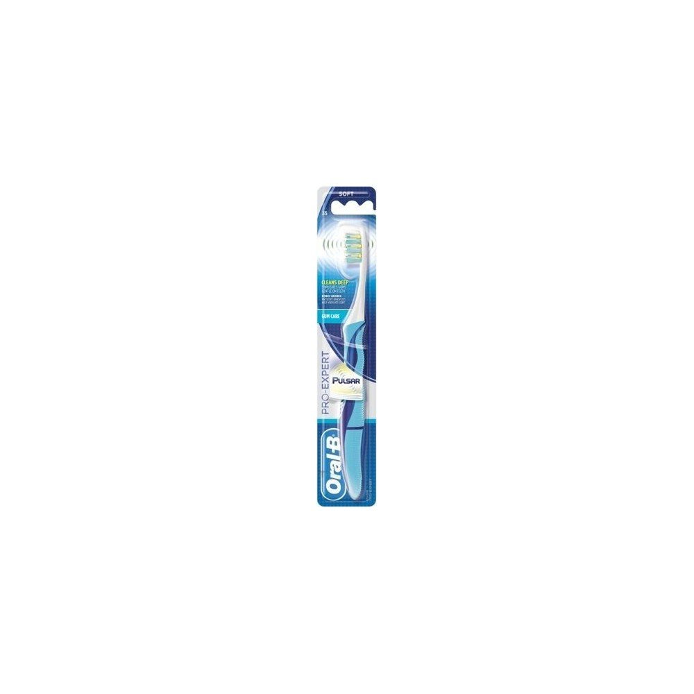 Oral-B 3D White Brilliance Medium 40 Οδοντόβουρτσα για λευκά δόντια, Μπλε, 1τμχ