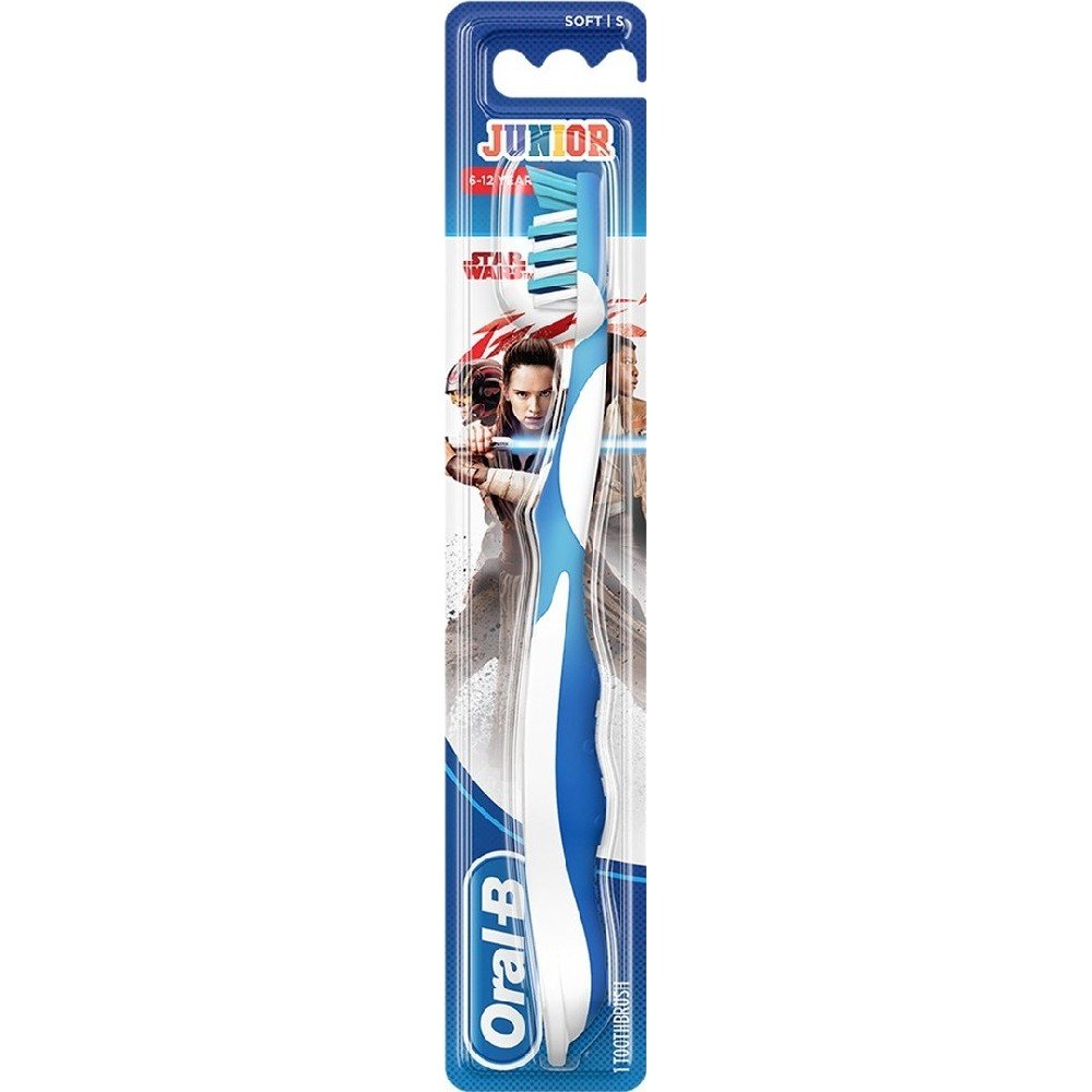 Oral-B Star Wars 6+ Οδοντόβουρτσα Παιδική Γαλάζια - Λευκή Soft-Μαλακή, 1τμχ Oral-B Star Wars 6+ Οδοντόβουρτσα Παιδική Γαλάζια - Λευκή Soft-Μαλακή, 1τμχ