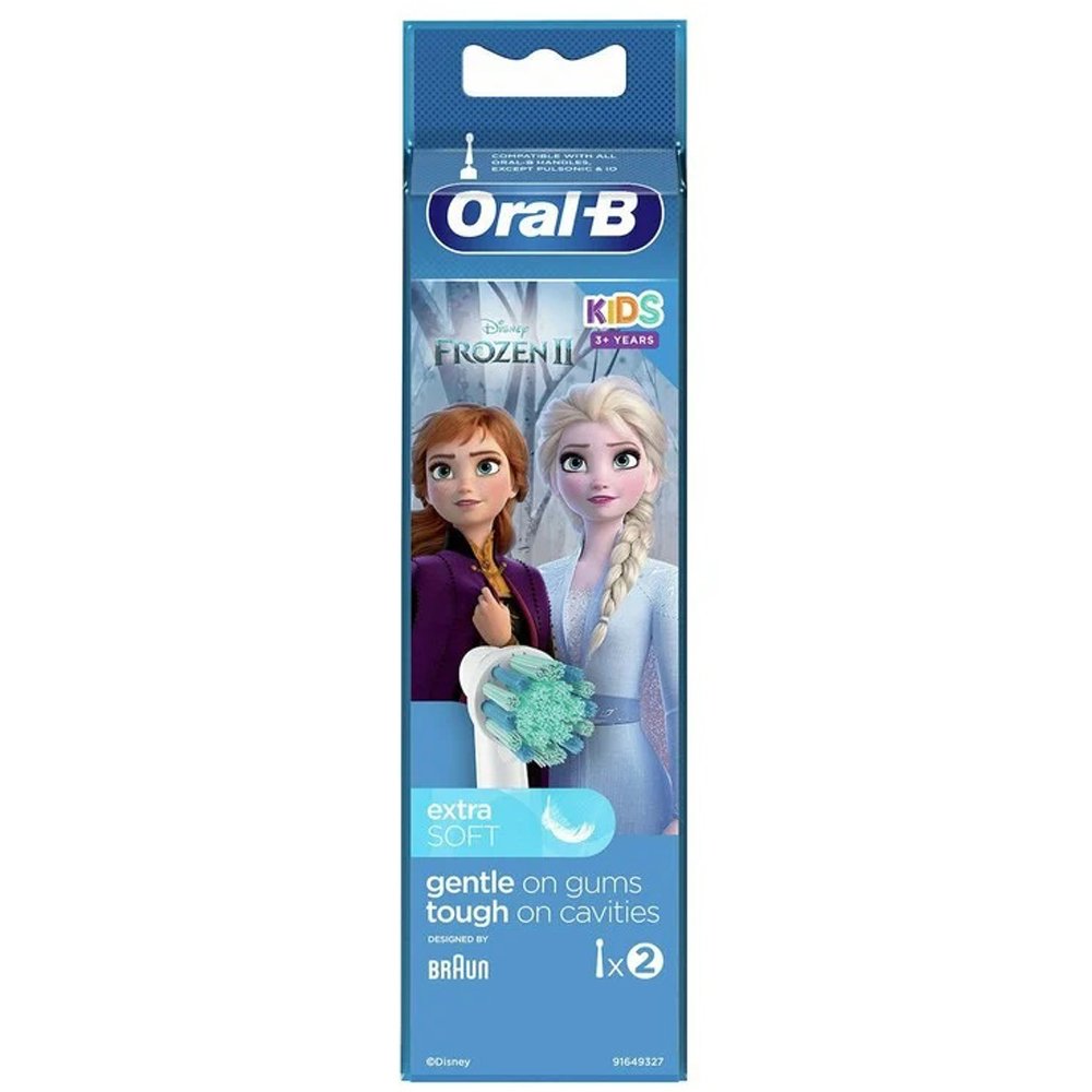 Oral-B Kids Ανταλλακτικές Κεφαλές Ηλεκτρικής Οδοντόβουρτσας Frozen, 2 τμχ
