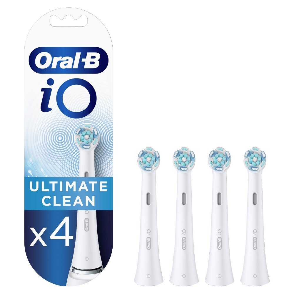 Oral-B iO Ultimate Clean Ανταλλακτικές Κεφαλές για Ηλεκτρική Οδοντόβουρτσα, 4 τμχ