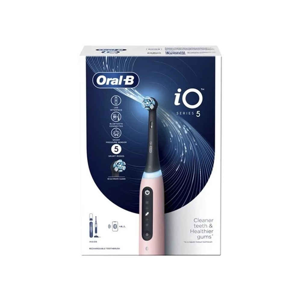 Oral-B iO Series 5 Magnetic Blush Pink Ηλεκτρική Οδοντόβουρτσα, 1τμχ
