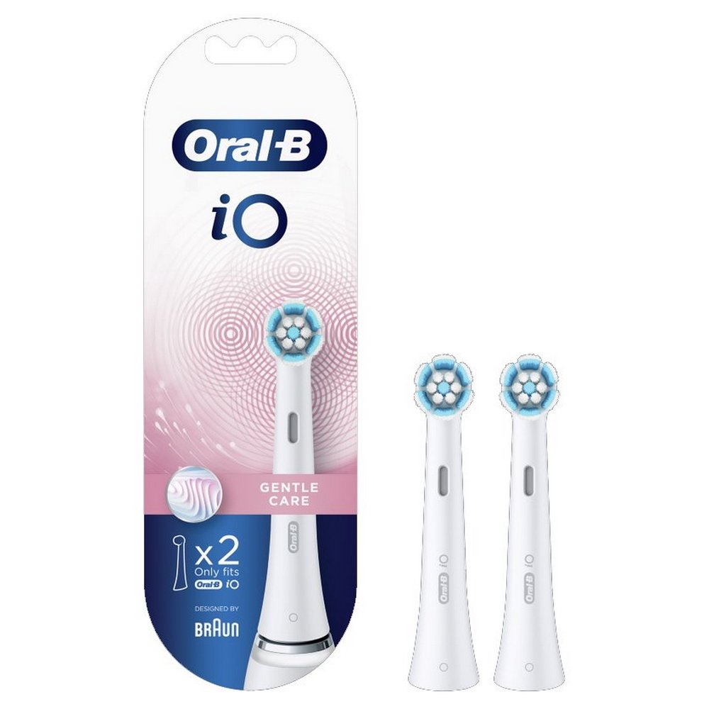 Oral-B iO Ανταλλακτικές Κεφαλές για Ηλεκτρική Οδοντόβουρτσα Gentle Care (319870), 2τμχ