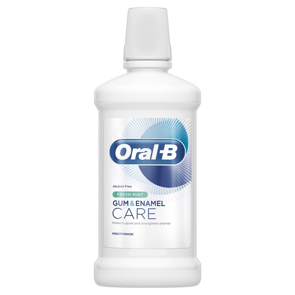Oral-B Gum & Enamel Care Fresh Mint Mouthwash Στοματικό Διάλυμα Μέντα, 500ml
