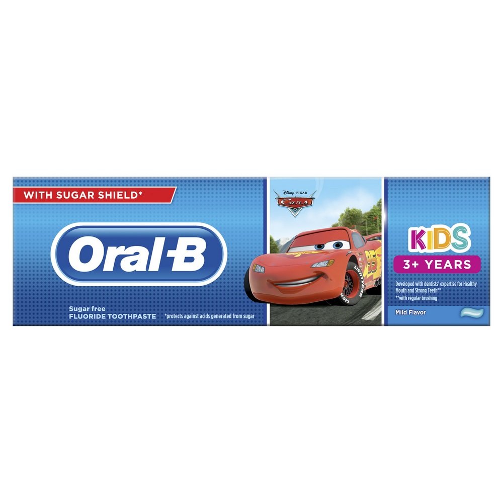Oral-B Kids Παιδική Οδοντόκρεμα Disney Cars για 3+ ετών, 75 ml