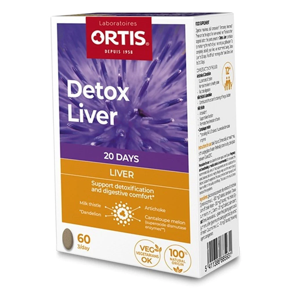 Ortis Detox Liver Συμπλήρωμα Διατροφής Για Αποτοξίνωση, 60δισκία Ortis Detox Liver Συμπλήρωμα Διατροφής Για Αποτοξίνωση, 60δισκία