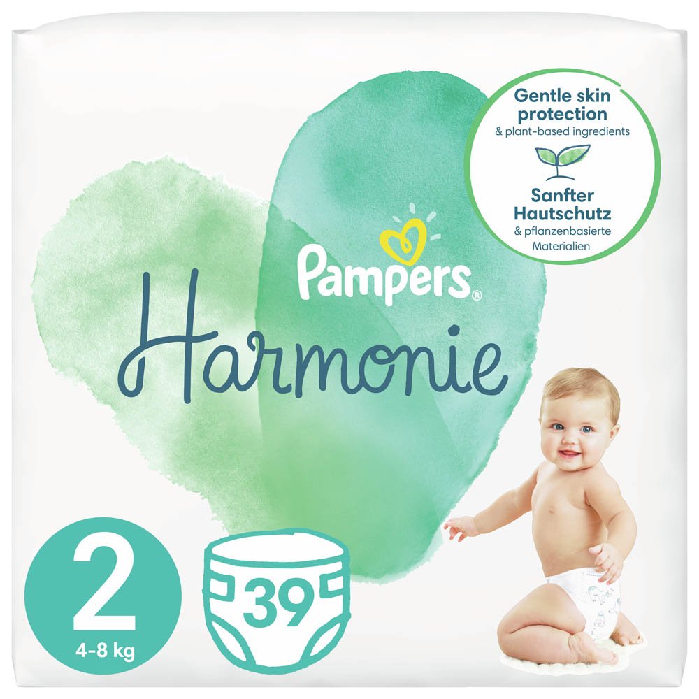 Pampers Harmonie Value Pack Νο2 (4-8kg), 39 τμχ