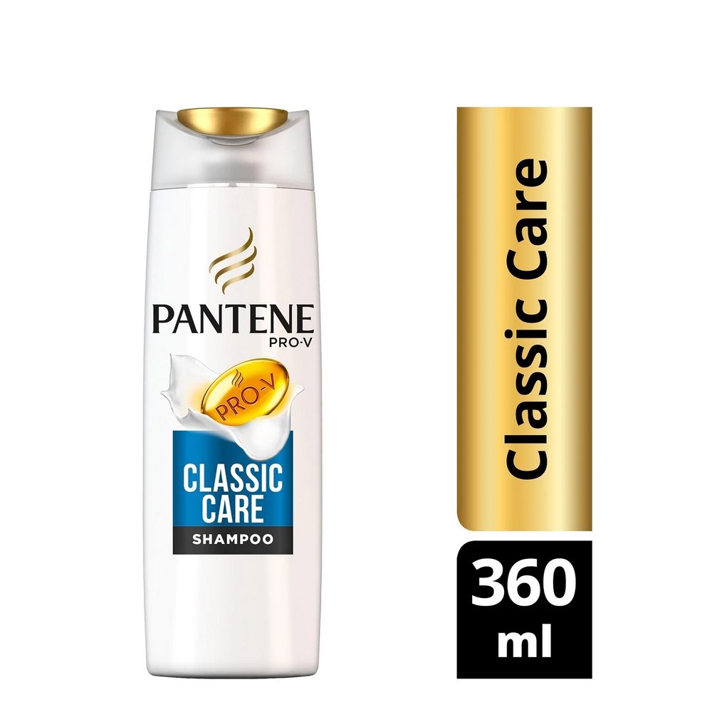 Pantene Pro-V Classic Clean Σαμπουάν για Υγιή Λάμψη στα Μαλλιά, 360ml