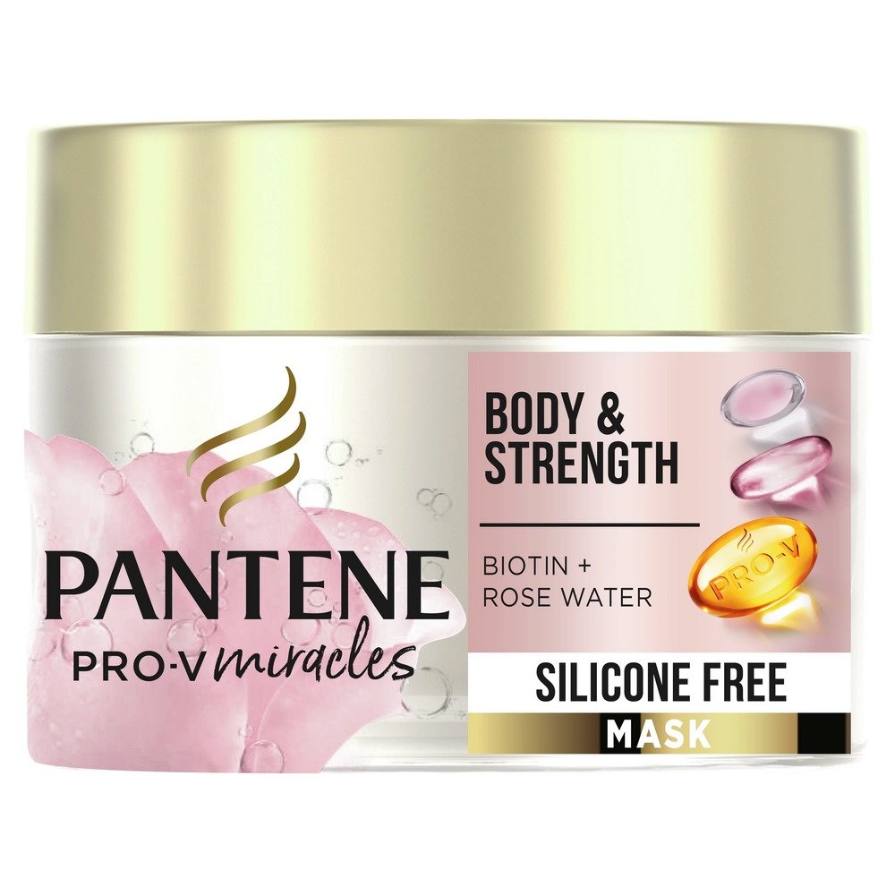 Pantene Pro-V Miracles Long & Thick Hair Mask With Biotin & Rose Water Μάσκα Επανόρθωσης Μαλλιών, 160ml
